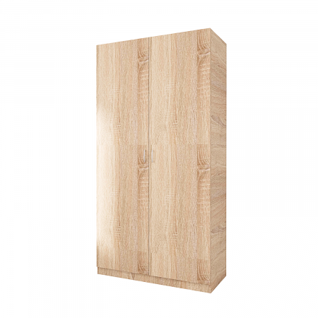 Dulap Rubin cu Bara Haine 175x80x50 cm, Culoare Sonoma, Material PAL 18mm [1]