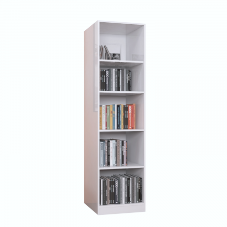 Etajera Simpla H200 x L40cm x A40 cm, Pal 18mm, Culoare Alb [1]