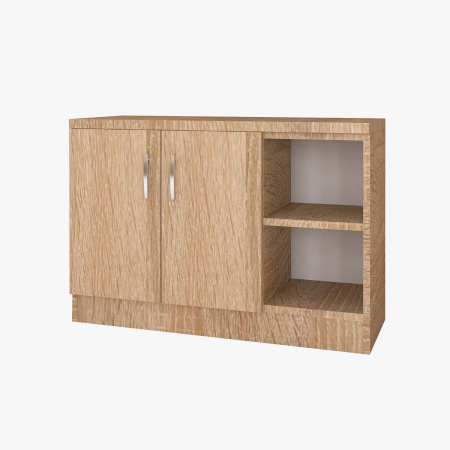 Comode - Pantofar cu 2 usi, H90 x L80 x A40 cm, Culaore Stejar Sonoma , Pal 18mm