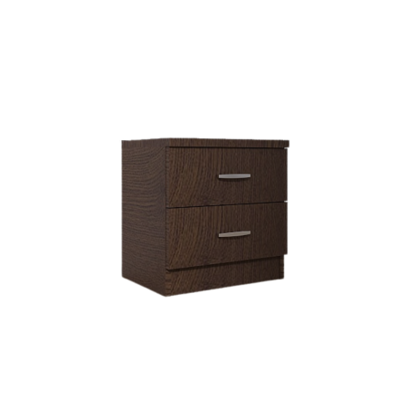 Set 2 Noptiere cu 2 sertare, H50 x A45 x L50 cm, Culoare WENGE, Material PAL 18mm [2]