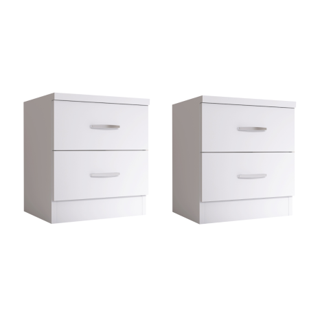 Set Dormitor Kim, Pal 18mm, Culoare Alb Mat [3]