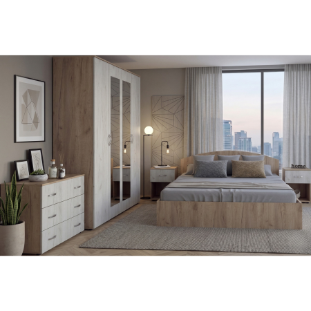 Dormitoare - Set Dormitor Modern, Carcasa PAL K003, Fronturi  PAL K001