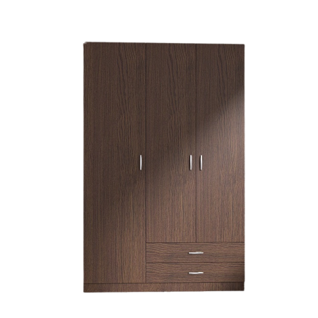 Sifonier cu rafturi si 2 sertare H200xL110x50cm, Culoare WENGE, Material Pal 18mm [1]