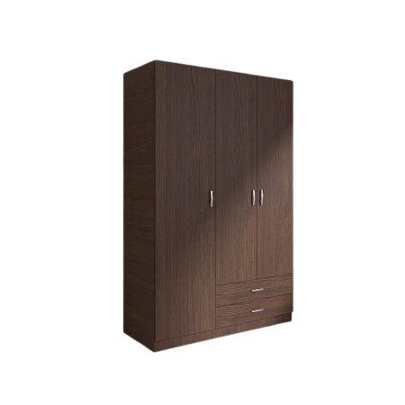 Sifonier cu rafturi si 2 sertare H200xL110x50cm, Culoare WENGE, Material Pal 18mm [2]