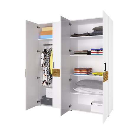 Set Dormitor ROMA, Culoare Alb [1]