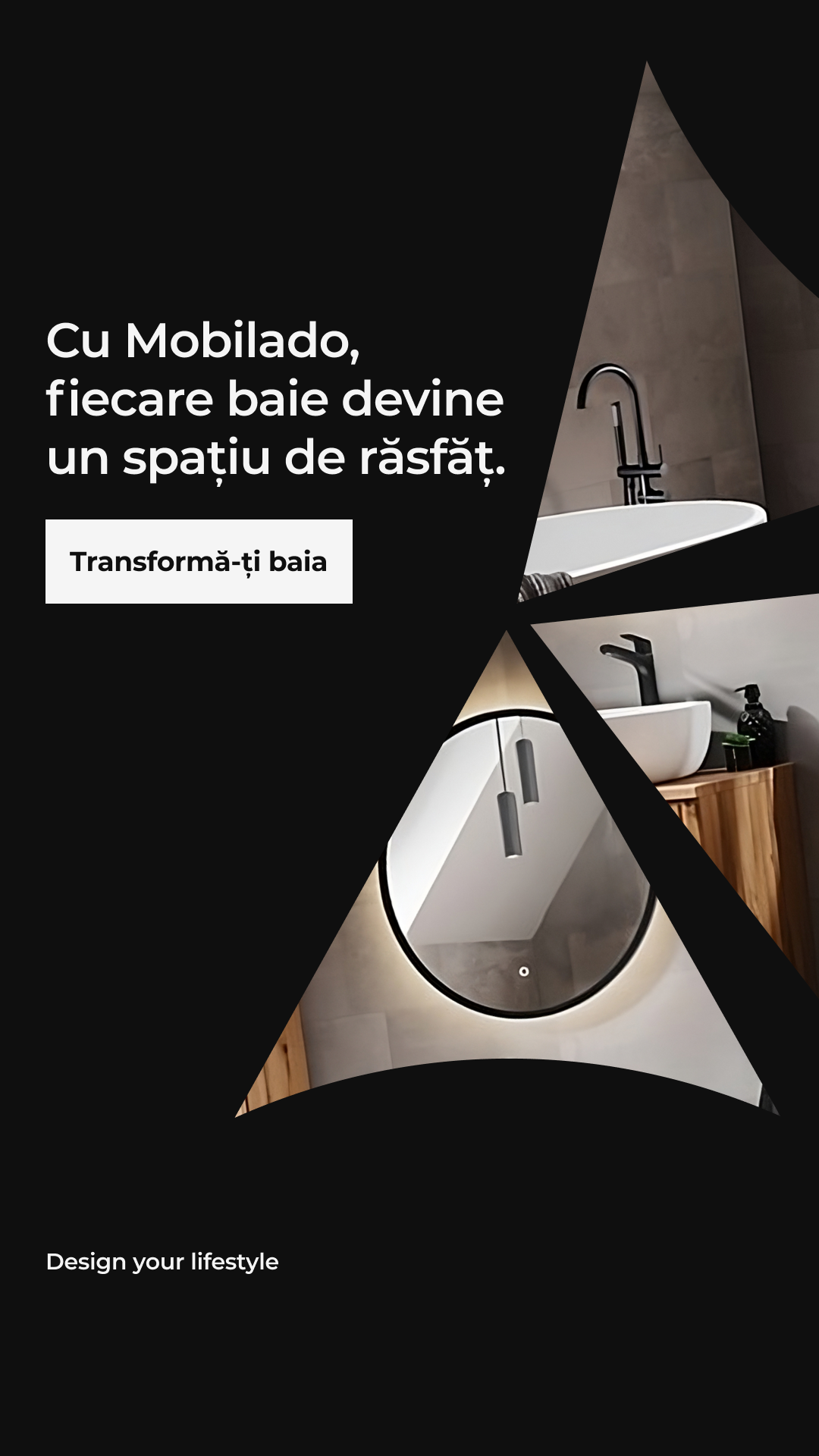 Cu Mobilado, fiecare baie devine un spațiu de răsfăț