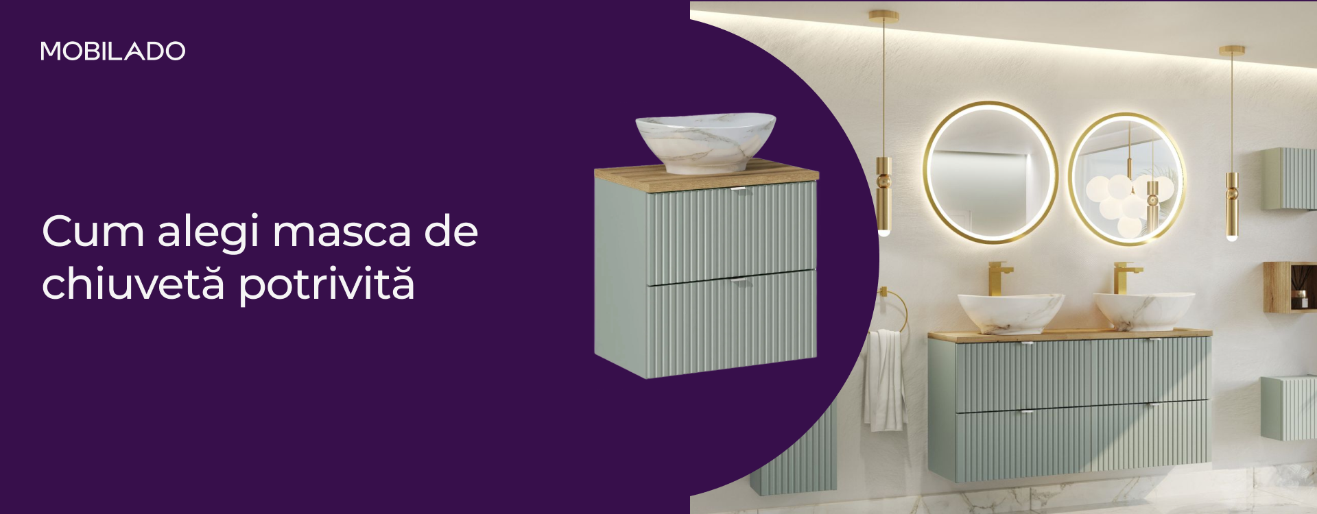 Cum alegi masca de chiuveta potrivită pentru baia ta