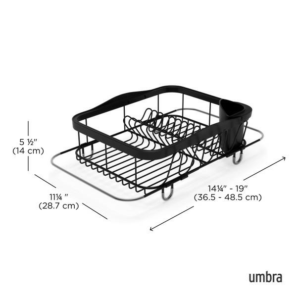 Scurgător de Vase Sinkin Multi Negru din Metal și Polipropylen Negru, 29x36x14cm, Umbra 1004292-040 [10]