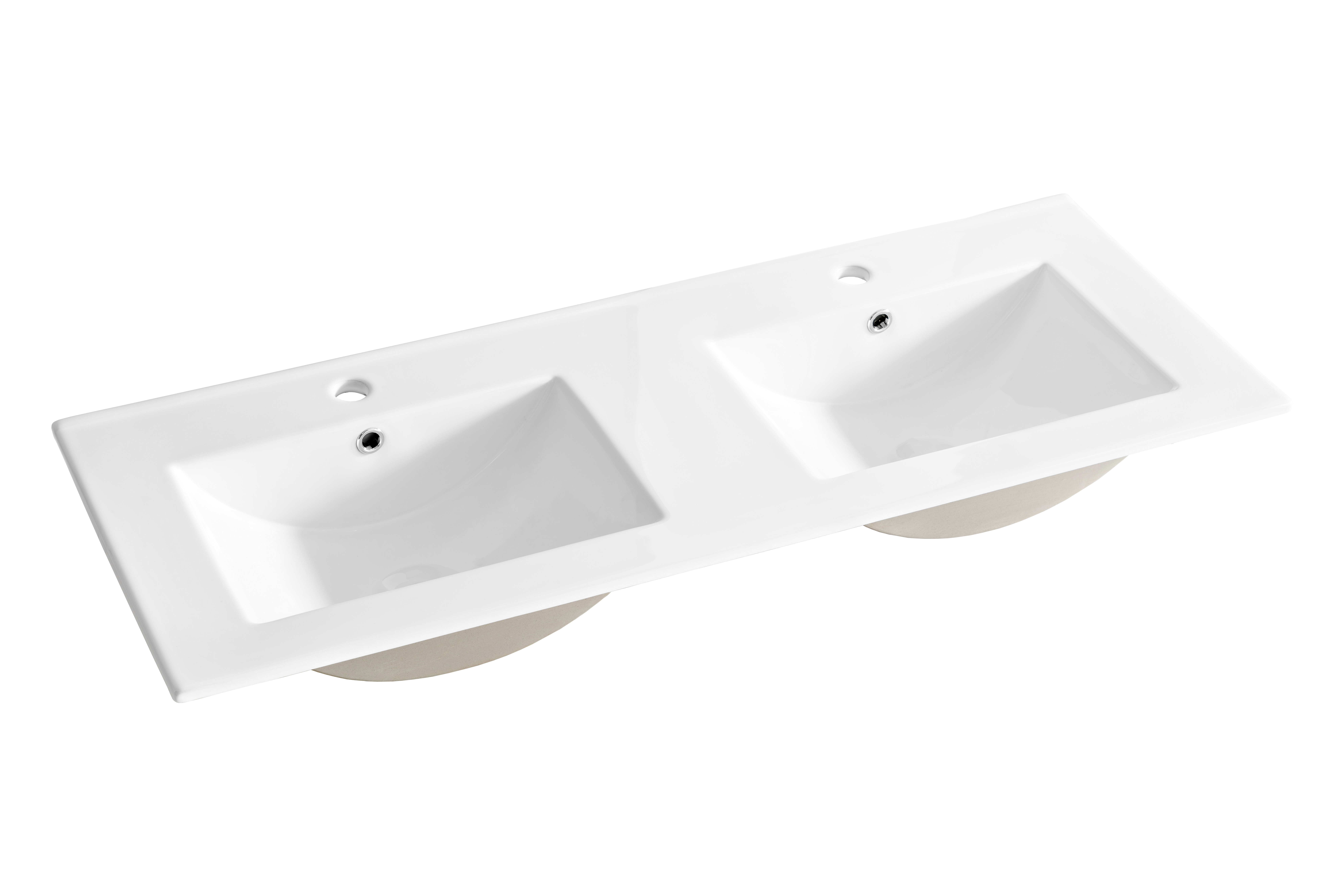 Set mobilier baie 120cm cu lavoar Dalia Cashmere și dulap înalt. [3]