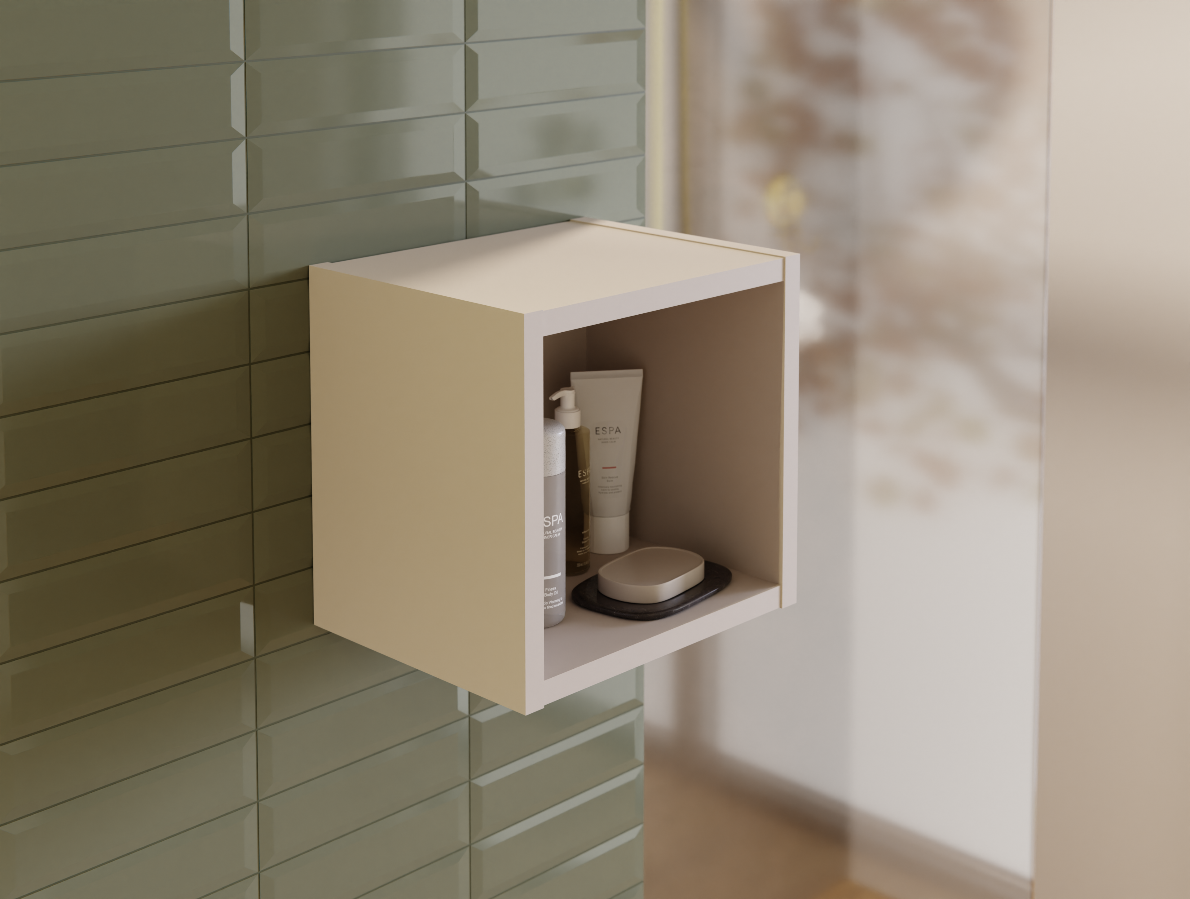 Mobilier suspendat baie 83-27-Q Qubik Nova Cashmere COMAD [5]