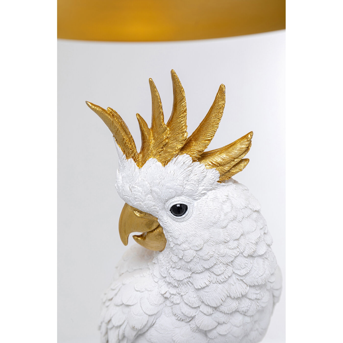 Pendul Animal Cockatoo 44x35x156 cm, Oțel Zincat și Cromat și Rășină Sintetică (Poliresină) Alb - Kare Design [3]