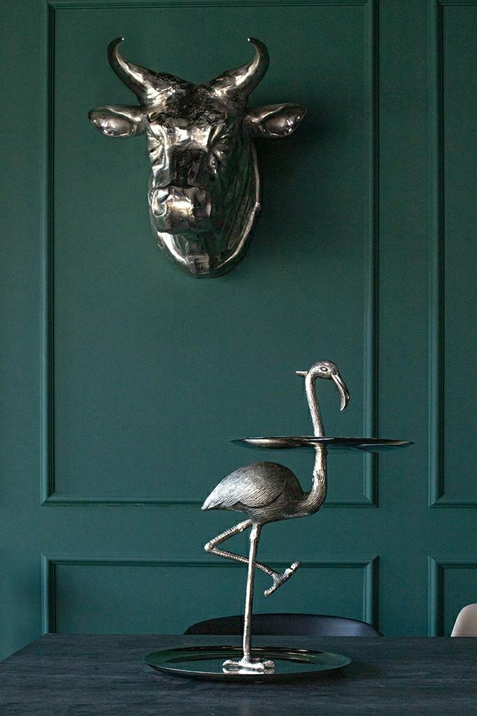 Platou/Etajeră Flamingo 38x43x53 cm, Aluminiu Argintiu - Kare Design [10]