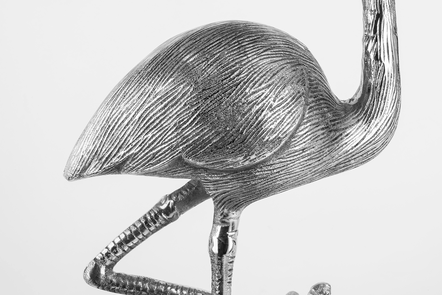 Platou/Etajeră Flamingo 38x43x53 cm, Aluminiu Argintiu - Kare Design [6]