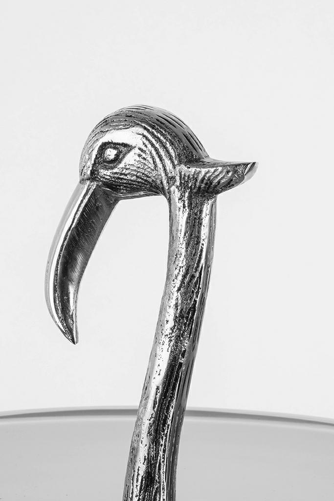 Platou/Etajeră Flamingo 38x43x53 cm, Aluminiu Argintiu - Kare Design [9]