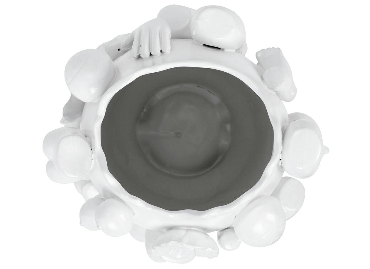 Vază Decorativă Body Parts 21x21x25 cm, Alb - Kare Design [6]