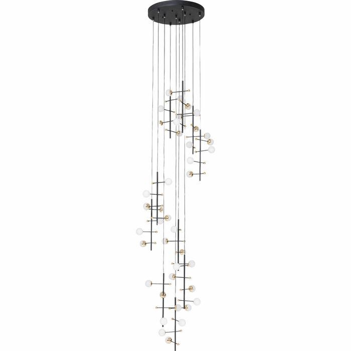 Produse - Pendul Trapez 64x64x280 cm, Negru - Kare Design