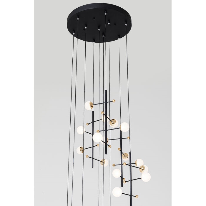 Pendul Trapez 64x64x280 cm, Negru - Kare Design [2]