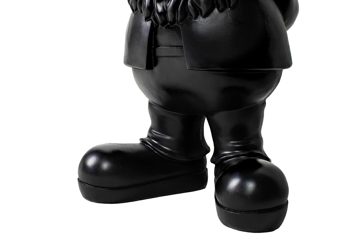 Decorațiune Krasnal 61 20x22,5x60,5 cm, Rășină Negru, Auriu Lucios - Kare Design [7]