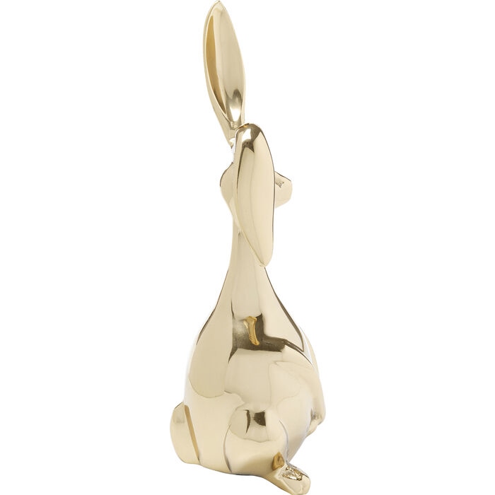 Decorațiune Bunny 25,5x15x52 cm, Aluminiu Auriu Lăcuit - Kare Design [3]