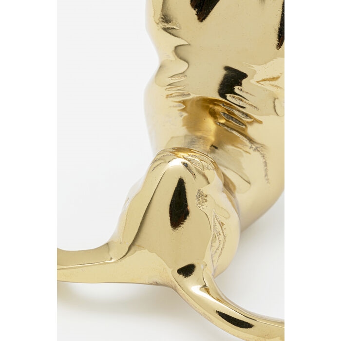 Decorațiune Yoga Bunny 10 9,5x9,5x9,5 cm, Aluminiu Auriu Lacuit - Kare Design [4]