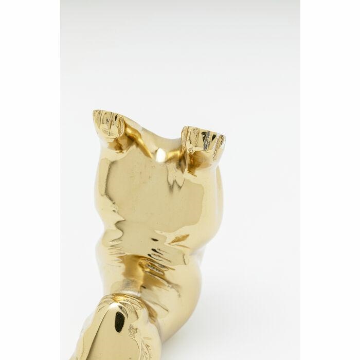 Decorațiune Yoga Bunny 10 9,5x9,5x9,5 cm, Aluminiu Auriu Lacuit - Kare Design [5]