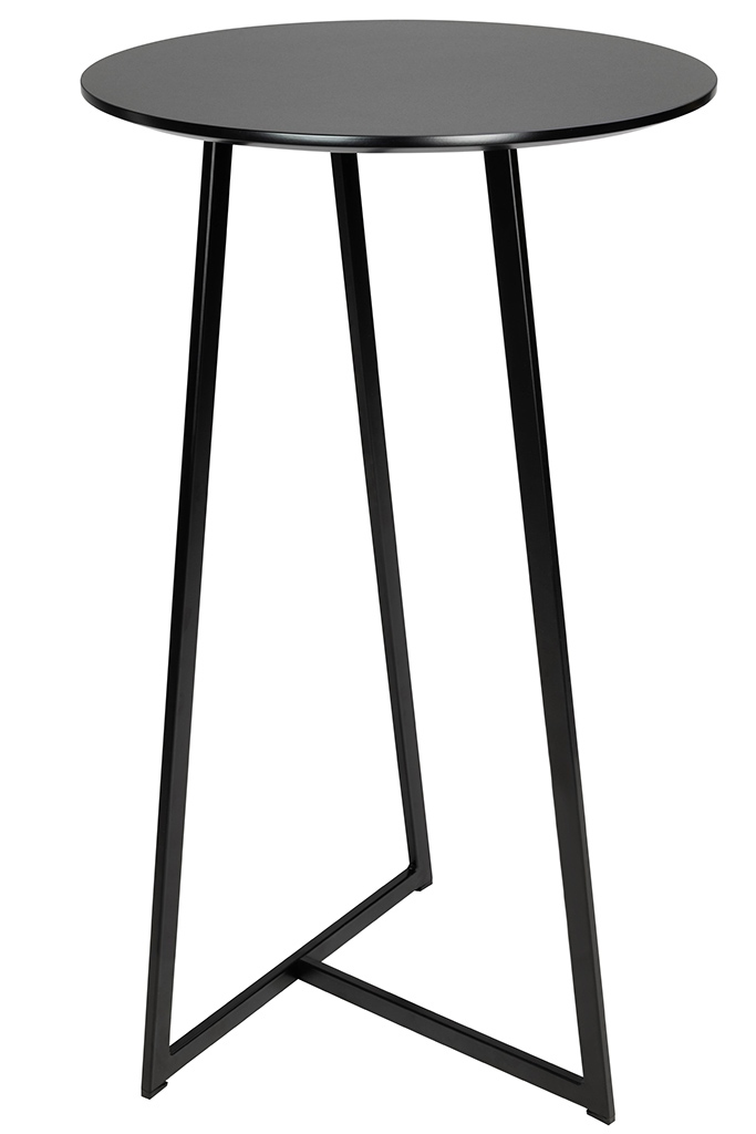 Produse - Masă de Bar Allen 60x60x110 cm, Negru Vopsit În Câmp Electrostatic - King Home