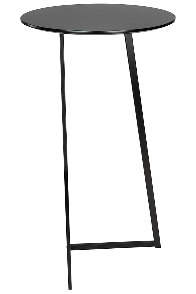 Masă de Bar Allen 60x60x110 cm, Negru Vopsit În Câmp Electrostatic - King Home [3]