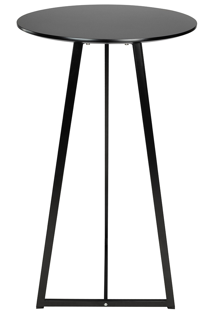 Masă de Bar Allen 60x60x110 cm, Negru Vopsit În Câmp Electrostatic - King Home [4]