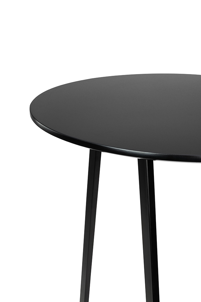 Masă de Bar Allen 60x60x110 cm, Negru Vopsit În Câmp Electrostatic - King Home [5]