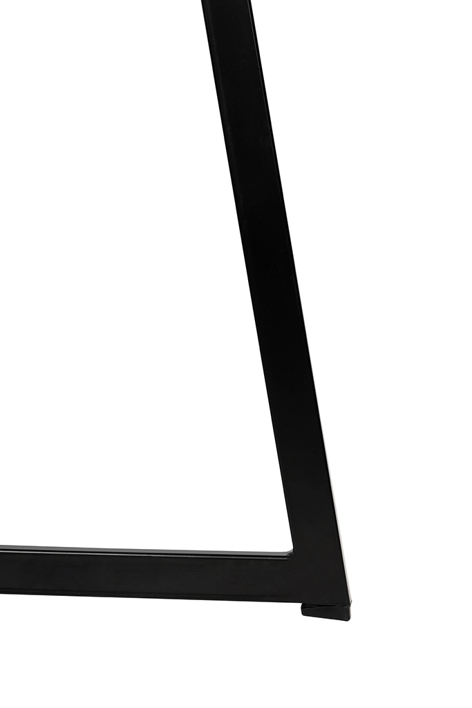 Masă de Bar Allen 60x60x110 cm, Negru Vopsit În Câmp Electrostatic - King Home [7]