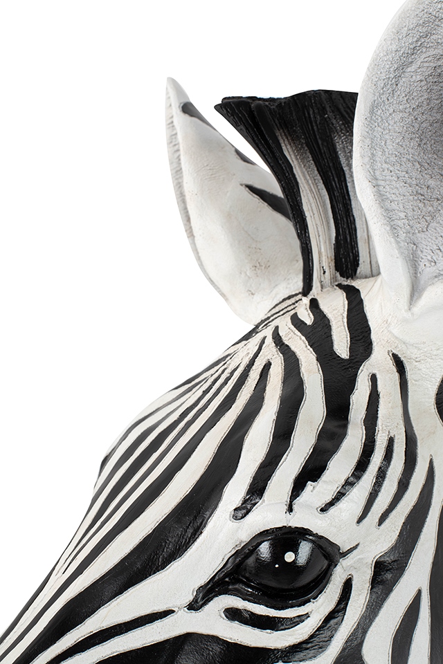 Decorațiune de Perete Zebra 33x58,2x77,8 cm, Rășină - Kare Design [4]