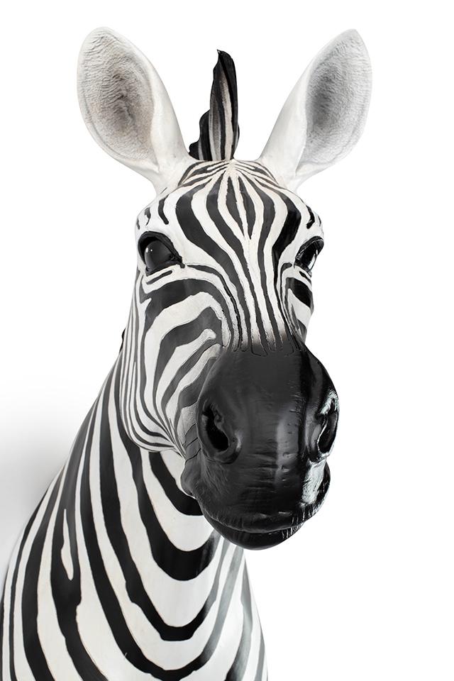 Decorațiune de Perete Zebra 33x58,2x77,8 cm, Rășină - Kare Design [5]