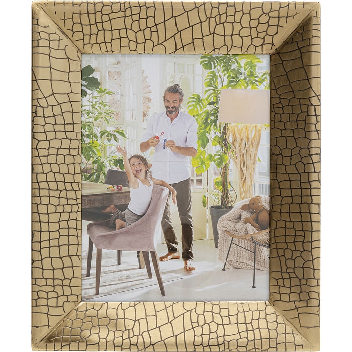 Ramă Foto Coccodrillo 22x2x27 cm, Oțel Auriu - Kare Design [2]