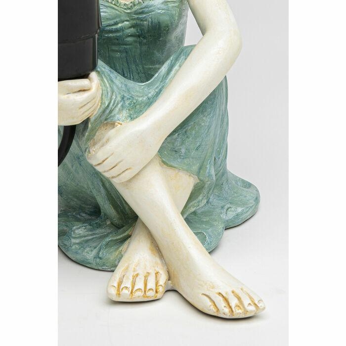 Lampă de Masă Girl Rabbit 14x12x21 cm, Rășină Poliesterică Lacuită - Kare Design [7]