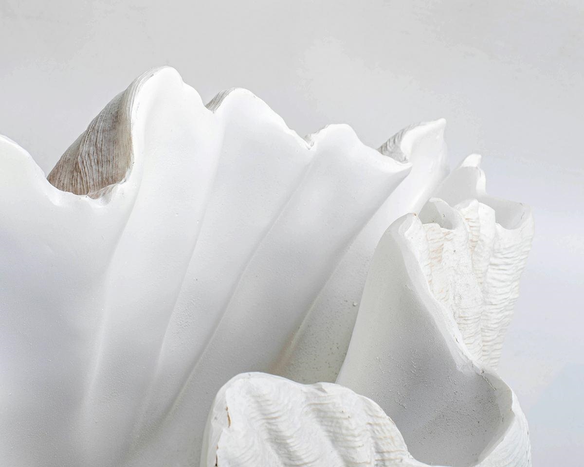 Vază Decorativă Concha 57x31x35 cm, Rășină Kremowy - Kare Design [4]