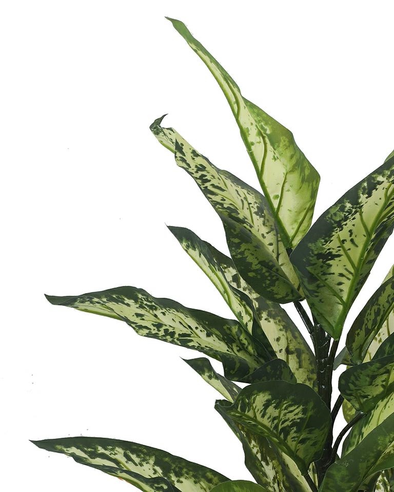 Plantă Decorativă Difenbachia 20x20x100 cm, Polietilenă Verde - Kare Design [2]
