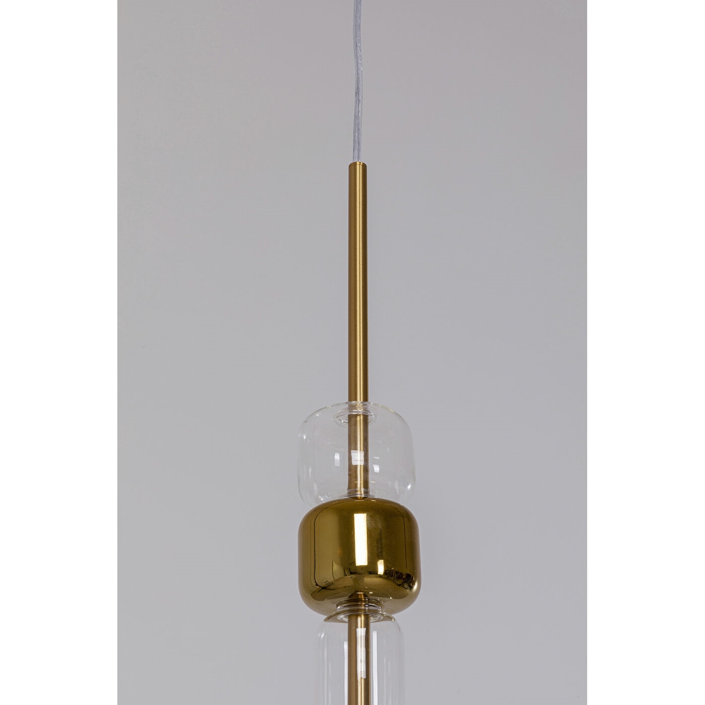 Pendul Candy Bar 13x13x60 cm, Oțel Lacuit și Sticlă Auriu - Kare Design [4]