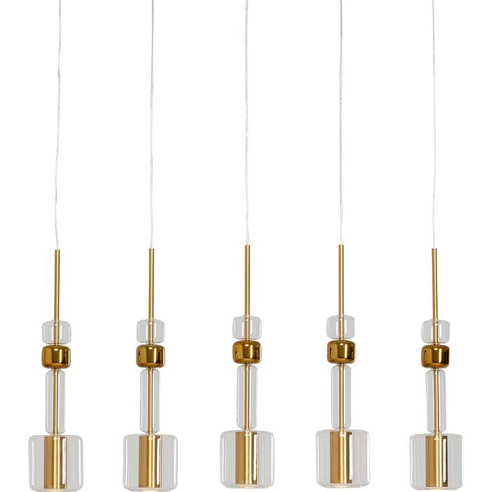 Pendul Candy Bar 103x13x60 cm, Sticlă Transparentă și Accente Aurii Auriu - Kare Design [2]