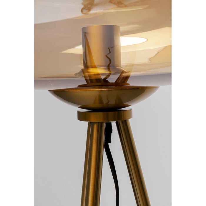 Lampadar Sphere Amber 52x52x146 cm, Oțel Placat cu Alamă Chihlimbar Auriu - Kare Design [3]