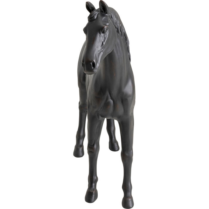 Decorațiune Cavallo 21x75x82 cm, Rășină Negru Mat - Kare Design [6]