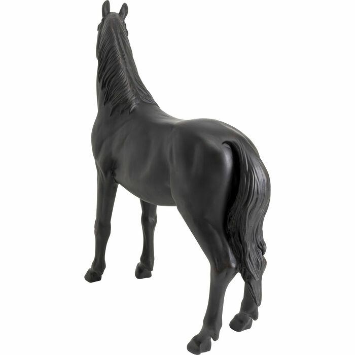 Decorațiune Cavallo 21x75x82 cm, Rășină Negru Mat - Kare Design [8]