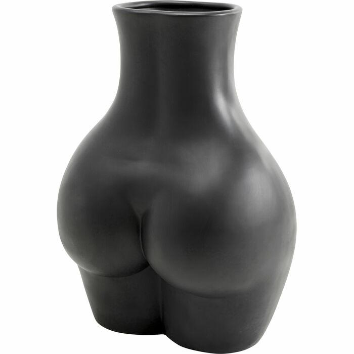 Produse - Vază Decorativă Donna Black 64x40x90 cm, Rășină Negru - Kare Design