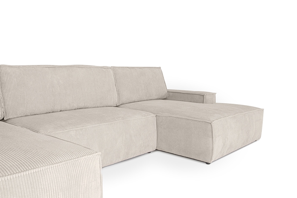 Colțar Pillow C1 364x163x88 cm, Bej Deschis - King Home [6]