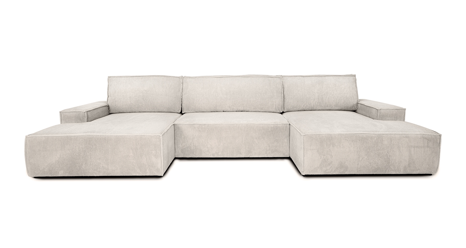 Colțar Pillow C1 364x163x88 cm, Bej Deschis - King Home [14]