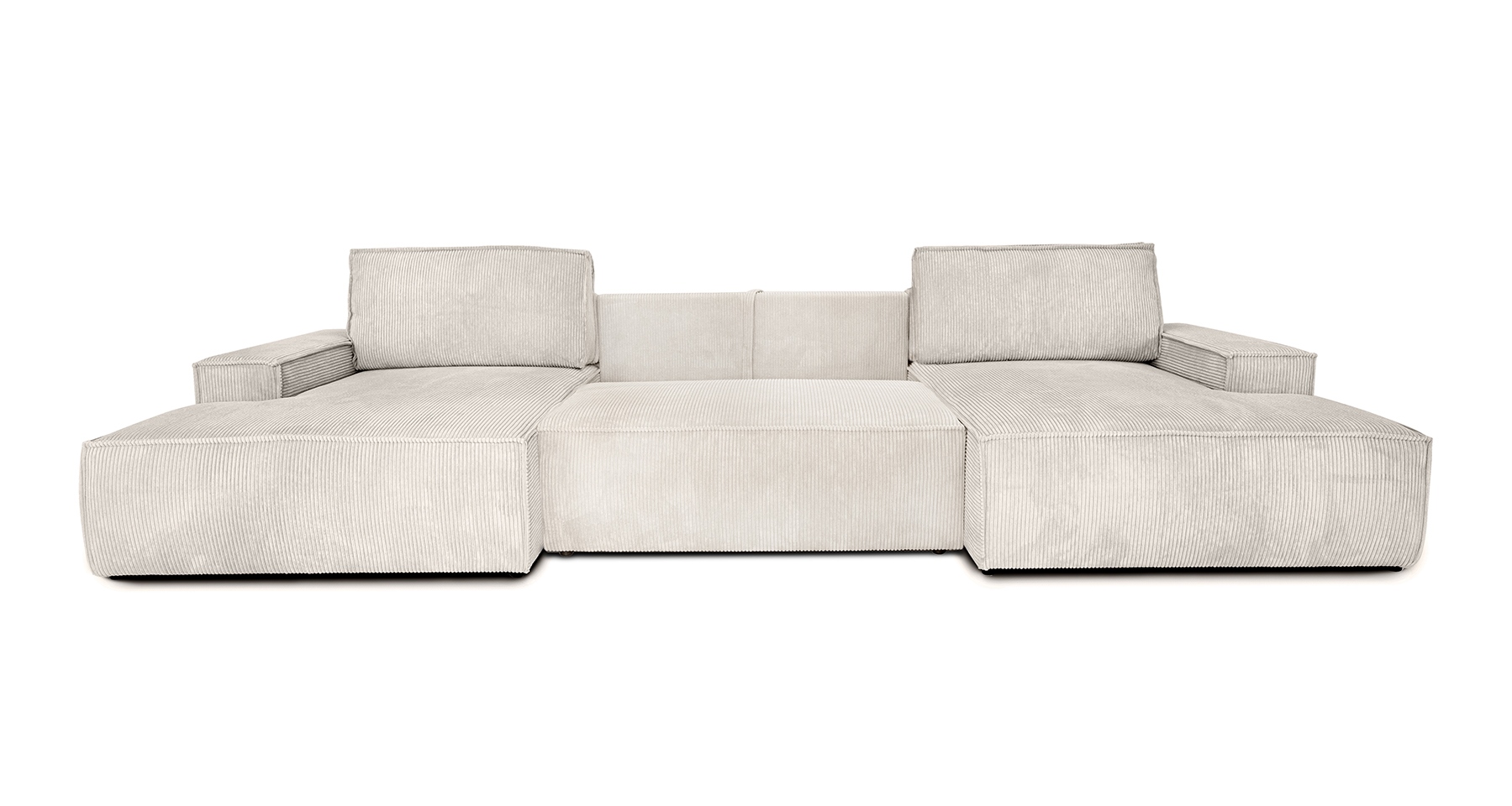 Colțar Pillow C1 364x163x88 cm, Bej Deschis - King Home [16]