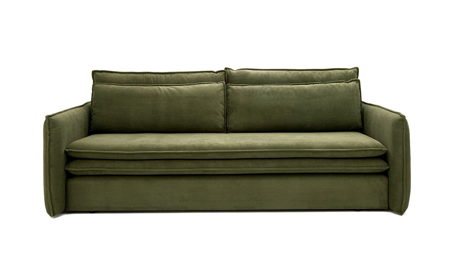 Produse - Canapea Sense Slim 230x103x82 cm, Țesătură Sztruksowa Bej Deschis - King Home