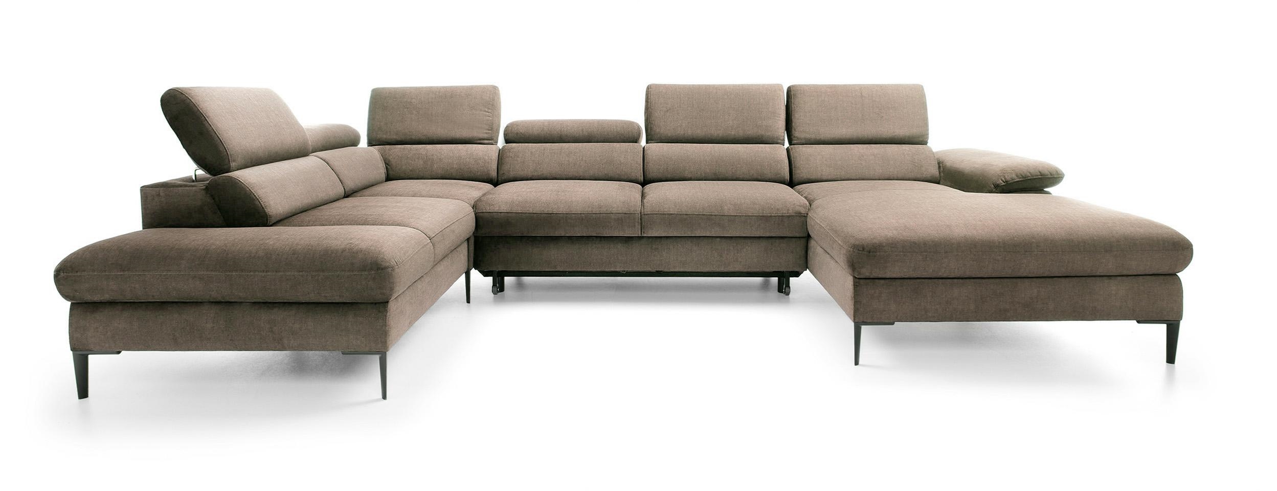 Produse - Colțar Edie C2 353x182x94 cm, Arc Ondulat și Spumă Pur - King Home