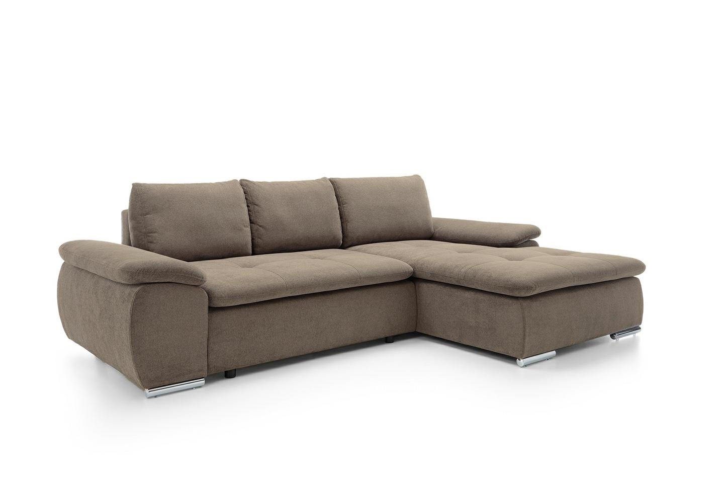 Produse - Colțar Bilbao 265x170x88 cm, Ii Grupa Tkanin Argintiu - King Home