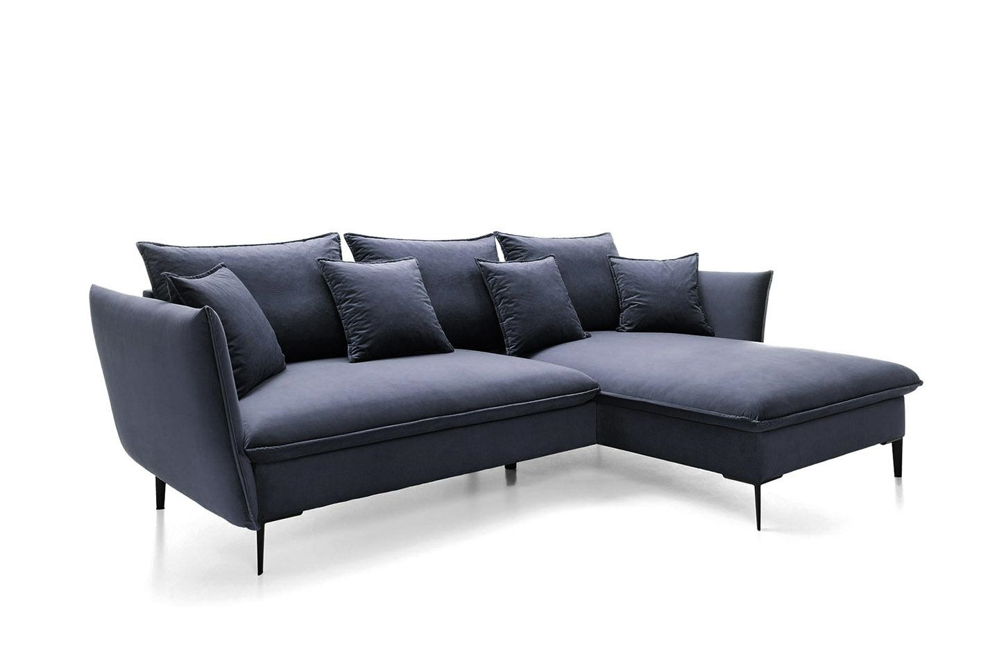 Produse - Colțar Gema 258x167x91 cm, Arc Ondulat și Spumă Pur - King Home