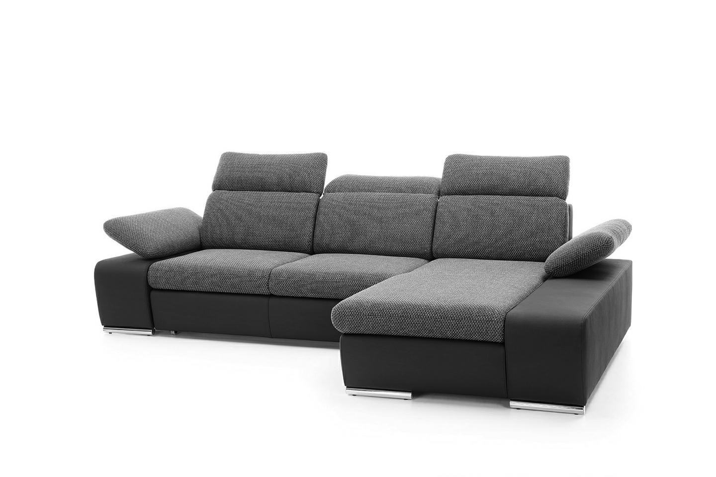 Produse - Colțar Continental 282x194x100 cm, Spumă Pur și Arcuri Ondulate Crom - King Home